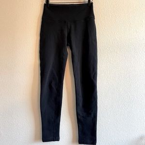 LULULEMON FLEECE LINED LEGGINGS SIZE 4